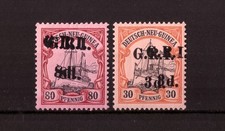 GERMANY COLONIES D.N.G BRITISH OCCUPATION.Mi 1-2 MH SIGNED (2)