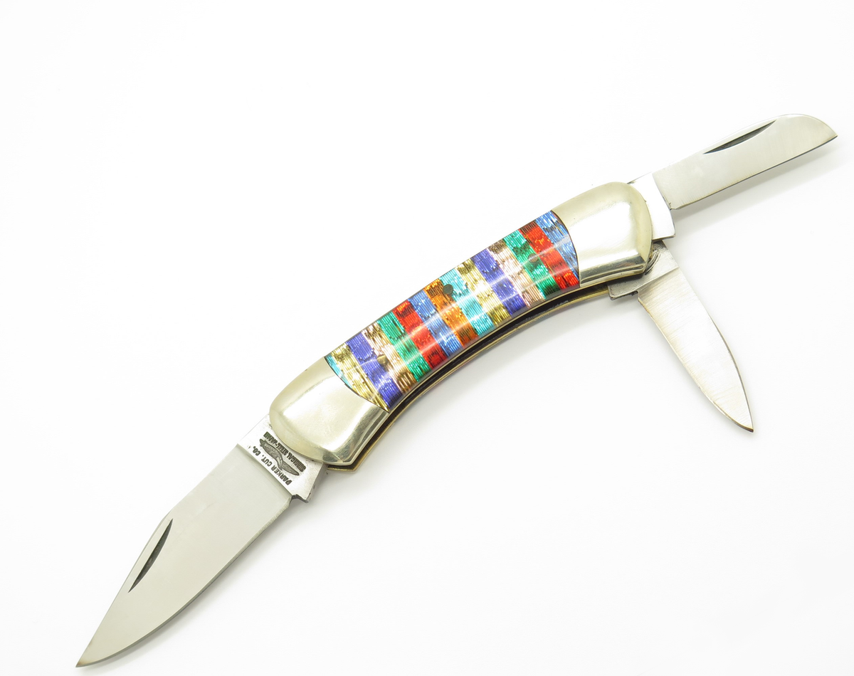 Snow Man - pomme Vintage 1980s Parker Imai Seki Japan Folding Whittler 3.5