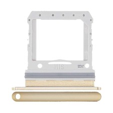 SINGLE SIM TRAY FOR GALAXY Z FLIP 4G F700  MIRROR GOLD 