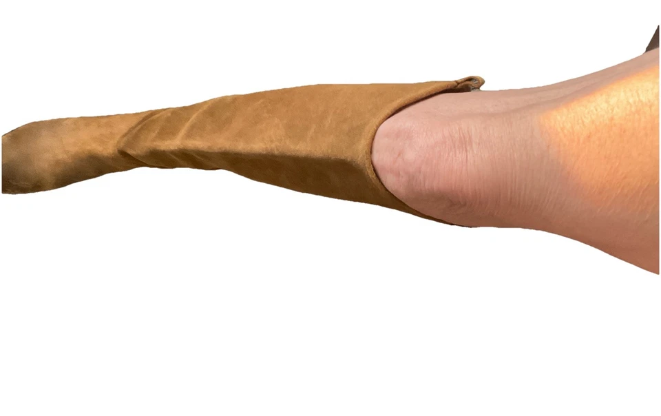 Isabel Marant Denvee замшевые кожаные сапоги до колена полированный носок серо-коричневый 8 новом - Изображение 2 из 4