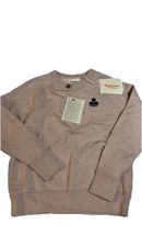 Isabel Marant Etoile Milla Sweatshirt Light Pink Cotton Size 38 US 6 NWT