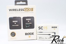 RODE Wireless GO II Single Channel Set Compact Microphone System S02000192