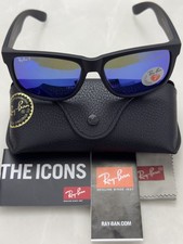 Ray-Ban Classic Polarized sunglasses Justin RB4165 622 55 Blue Lens Black Frame