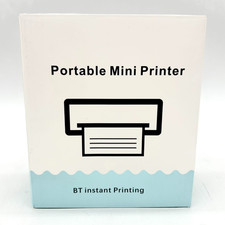 Portable Wireless Bluetooth Inkless Instant Mini Printer - Purple