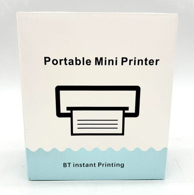Portable Wireless Bluetooth Inkless Instant Mini Printer - Purple