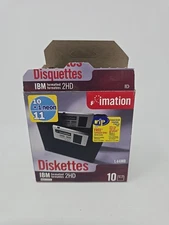Genuine Imation IBM Formatted 2HD 1.44 Diskettes (8 Pack)
