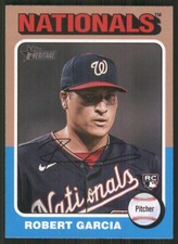 2024 Topps Heritage #118 Robert Garcia RC Washington Nationals 45554