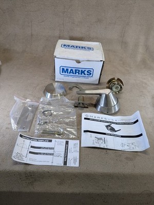 Marks USA 195SSNB/32D Anti-Ligature Lever Communicating Passage Lockset ASA