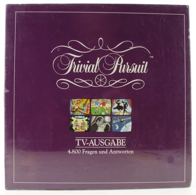 PARKER Trivial Pursuit TV-Ausgabe 1992 NEU & OVP Spiel Gesellschaftsspiel - Bild 1 von 4