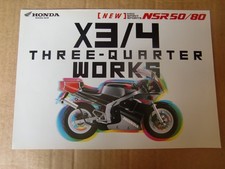 1989 honda  NSR50  AC10 / NSR80  HC06  Brochure  from JAPAN
