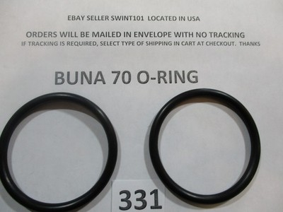 331 O-ring 2-1/4'' ID x 2-5/8'' OD x 3/16'' thick. Buna-70.  Quan 2