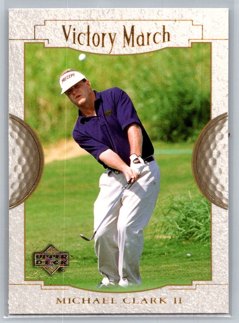 💎2001 Upper Deck Golf #160 Michael Clark II 💎