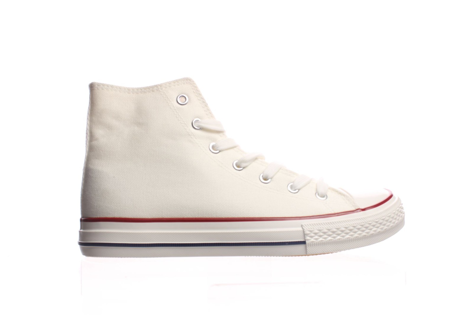 Jenn Ardor Womens White Fashion Sneaker Size 9