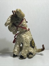 Rare 1950s Steiff? Army Navy Game Donkey Mule Plush Mascot Felt Blanket Letter A