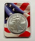 2026 1 oz American Silver Eagle - w/Betsy Ross Flag Card 250th Anniversary