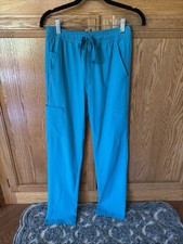 Adar Men s Medical Scrub Pants Size XS Turquoise Draw String Waist