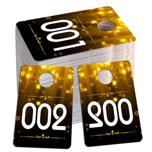 Number Tags for Live Sales1.7 x 2.5 Normal and Reverse Mirror ImageNumber
