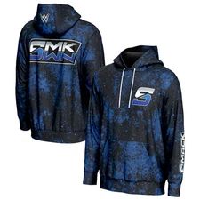 Mens SmackDown Logo 3D Black Hoodie ProSphere Wrestling Pullover Apparel S-5XL