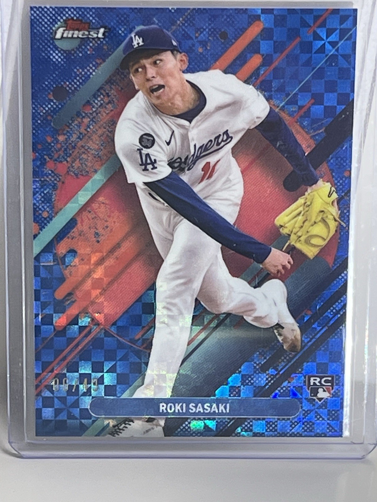 2025 Topps Finest - Rare Roki Sasaki #288 Blue Checkerboard RARE 06/49🔵