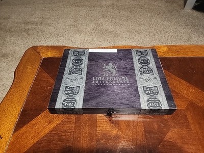 Liga Privada Toro Aniversario 10 Empty Wood Cigar Box 11.75'' x 7.5'' x 1.25''