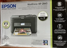 Epson WorkForce WF-2860 Wireless All-In-One Inkjet Printer copy fax scan print
