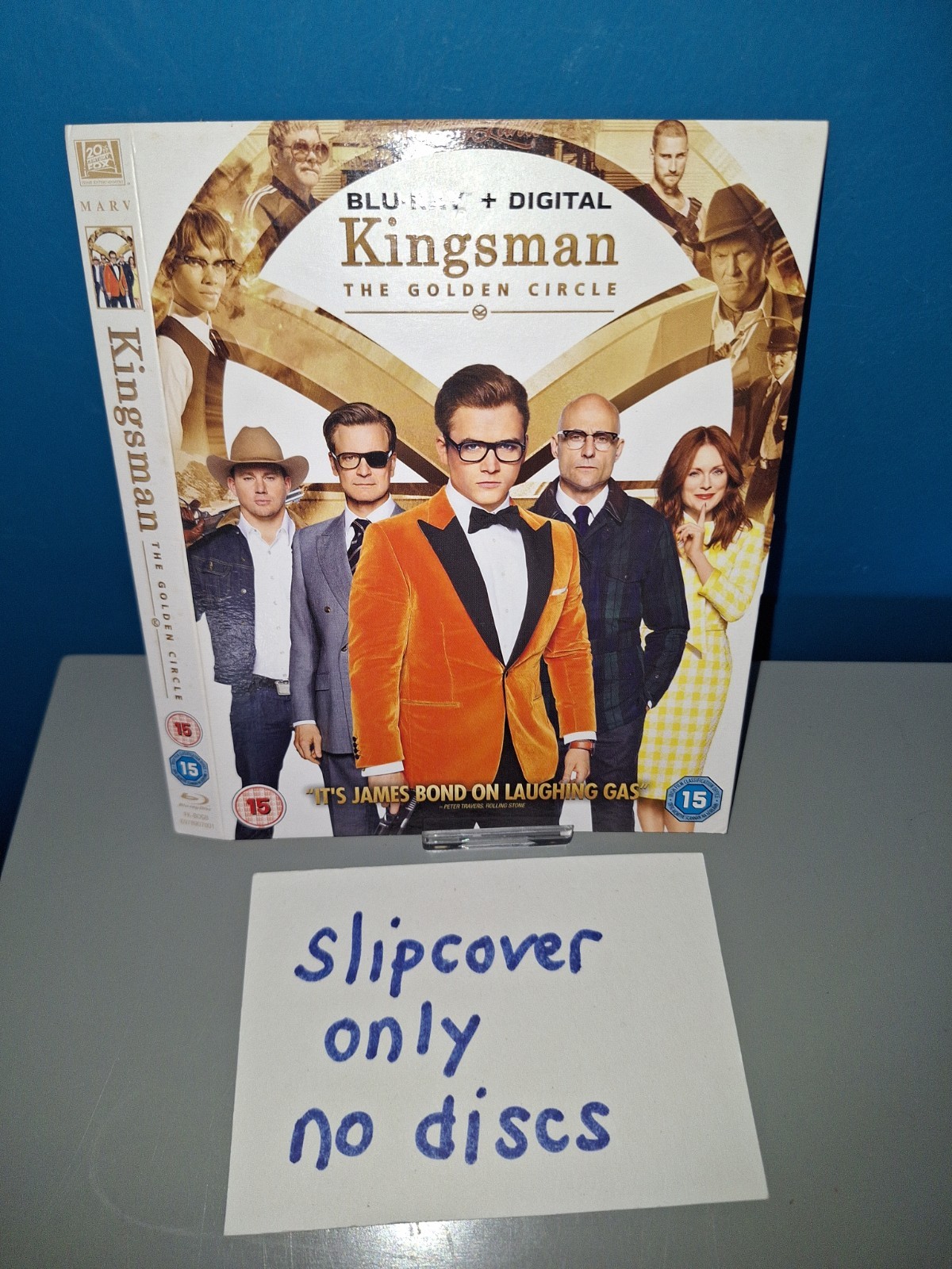 Kingsman: The Golden Circle Blu-ray (2018) Taron Egerton SLIPCOVER ONLY