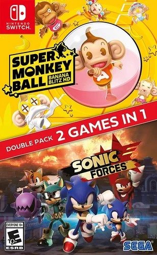 Sonic Forces + Super Monkey Ball: Banana Blitz HD Double Pack  (Nintendo Switch)