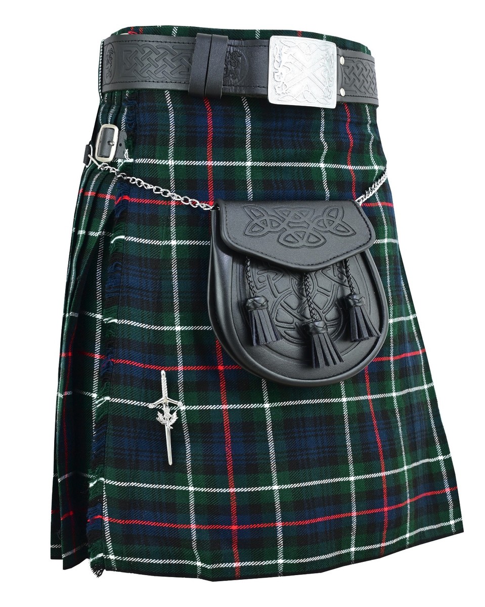 Kilt Irlandais à Vendre Kilt Écossais Homme - Jupe Tartan Traditionnelle - Style Médiéval Gothique - Polyvalent Cérémonie/Quotidien Kilt écossais