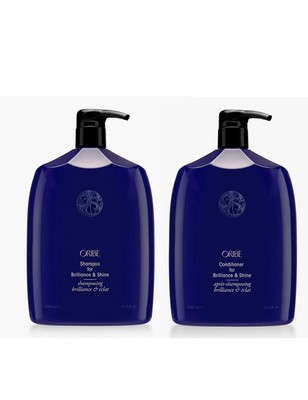 Oribe Brilliance & Shine Shampoo + Conditioner 33.8oz. Each /PUMPS