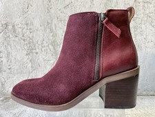 Crown Vintage Ardella Burgundy Ankle Boots