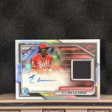 2024 Bowman Chrome Elly De La Cruz RC Auto Relic /150 Reds #BCAR-ED Rookie