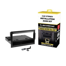 Scosche GM1583B Single DIN Dash Kit Compatible with Select 1992-2012 Black