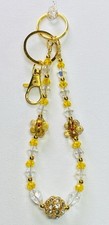 Beaded Keychain, Phone Charm, Bag Charm, Purse Charm, Bag Clip