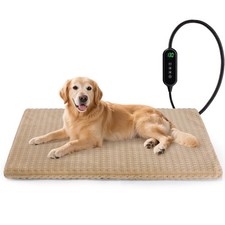 Cat Heating Pad, Waterproof Heated Cat Dog Bed with Adjustable Temperature  ...
