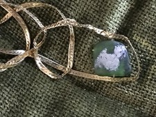 Westie Handpainted Seaglass Locket