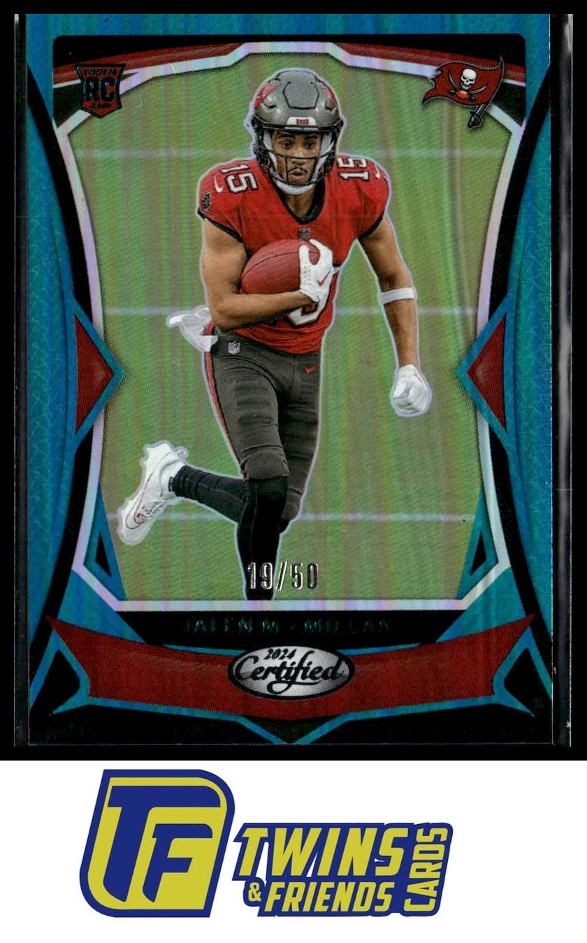 2024 Panini Certified #167 Jalen McMillan Mirror Teal #/50