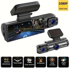 Mini Dash Cam 1080P Front  Rear   Car DVR w/ 32GB, Ideal for Uber  Lyft