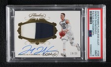 2018-19 Flawless Collegiate Rookie 19/25 Donte DiVincenzo PSA 9 Patch Auto 14t3