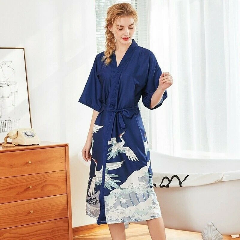 Silk night robe clearance