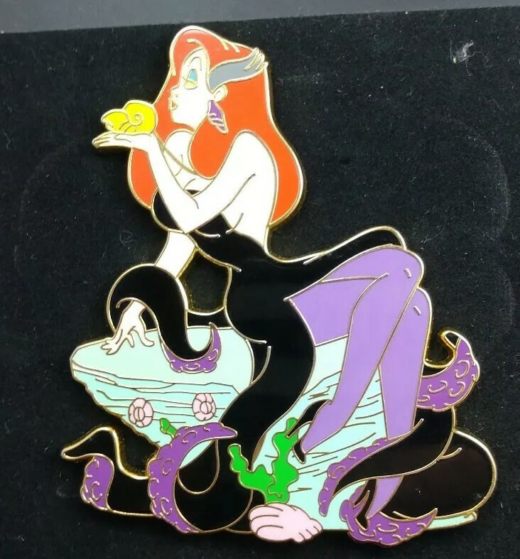 Disney Store JESSICA Rabbit Dressed as URSULA The Little MERMAID LE300 Pin