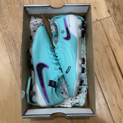 Nike Tiempo Legend 10 Elite SG-PRO Turquoise Soccer Cleats, Size 5