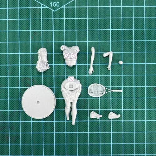 1/24 Scale Resin Figure Model Kit Female Tennis Player Unassembled Unpainted - Picture 6 of 15