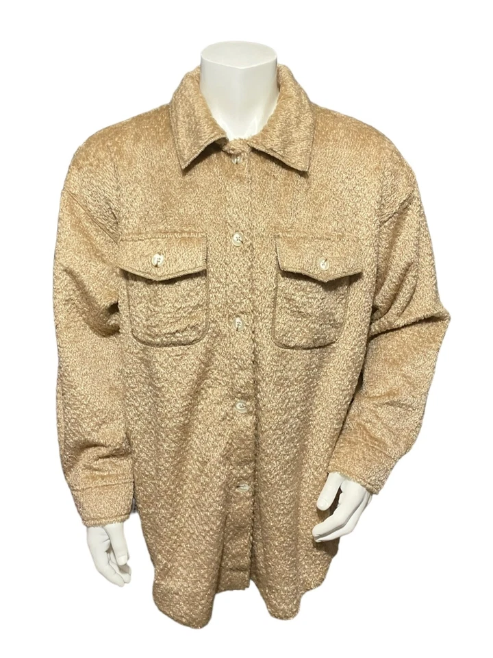 Jen & Co. Vegan Women’s Jacket Thick Soft Wool Size 2XL/3XL Pockets Designed USA - Image 3 of 4