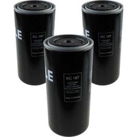 3X Mahle / Knecht Kraftstofffilter KC 187 Fuel Filter