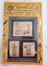 Mulberry Folk Art Halloween Trick or Treats Primitive Stitchery Patterns #233