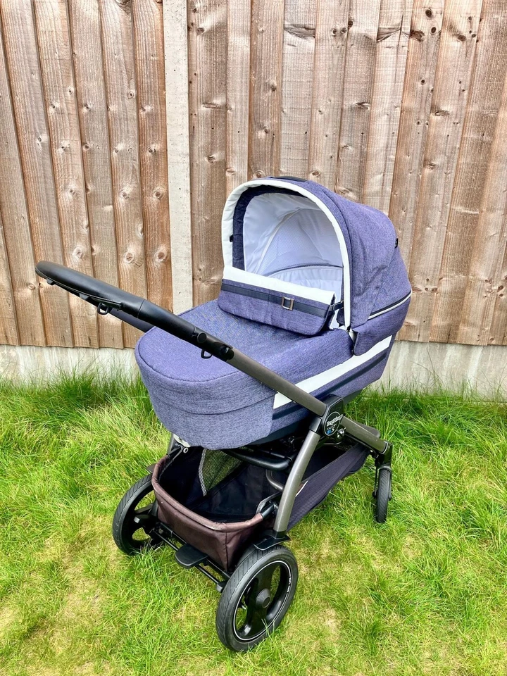 Peg-Perego Book 51 S Elite Newborn Baby Pram Pushchair Buggy Stroller Carry Cot - Image 3 of 4