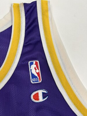 Vintage Los Angeles Lakers Eddie Jones #6 Size 44 Large Champion