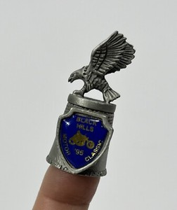 Fort Pewter Thimble South Dakota Black Hills Motor Classic '95 Eagle - 1979