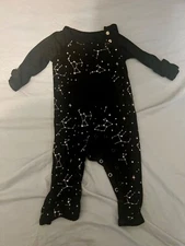kyte baby long sleeve romper 0-3 months constellation 