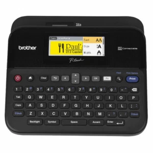 Brother PT-D600 Machine d'étiquettes PC-Connectable avec affichage couleur